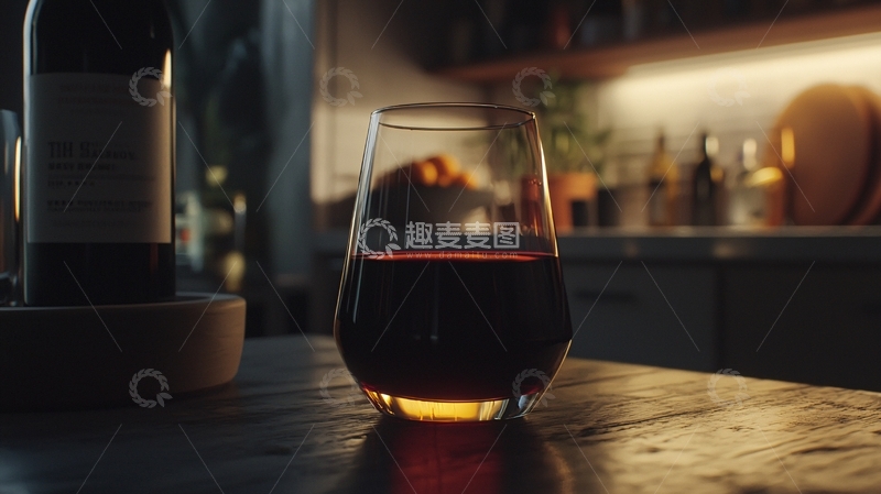 高清大图下载【趣麦麦图】红酒杯里的红酒