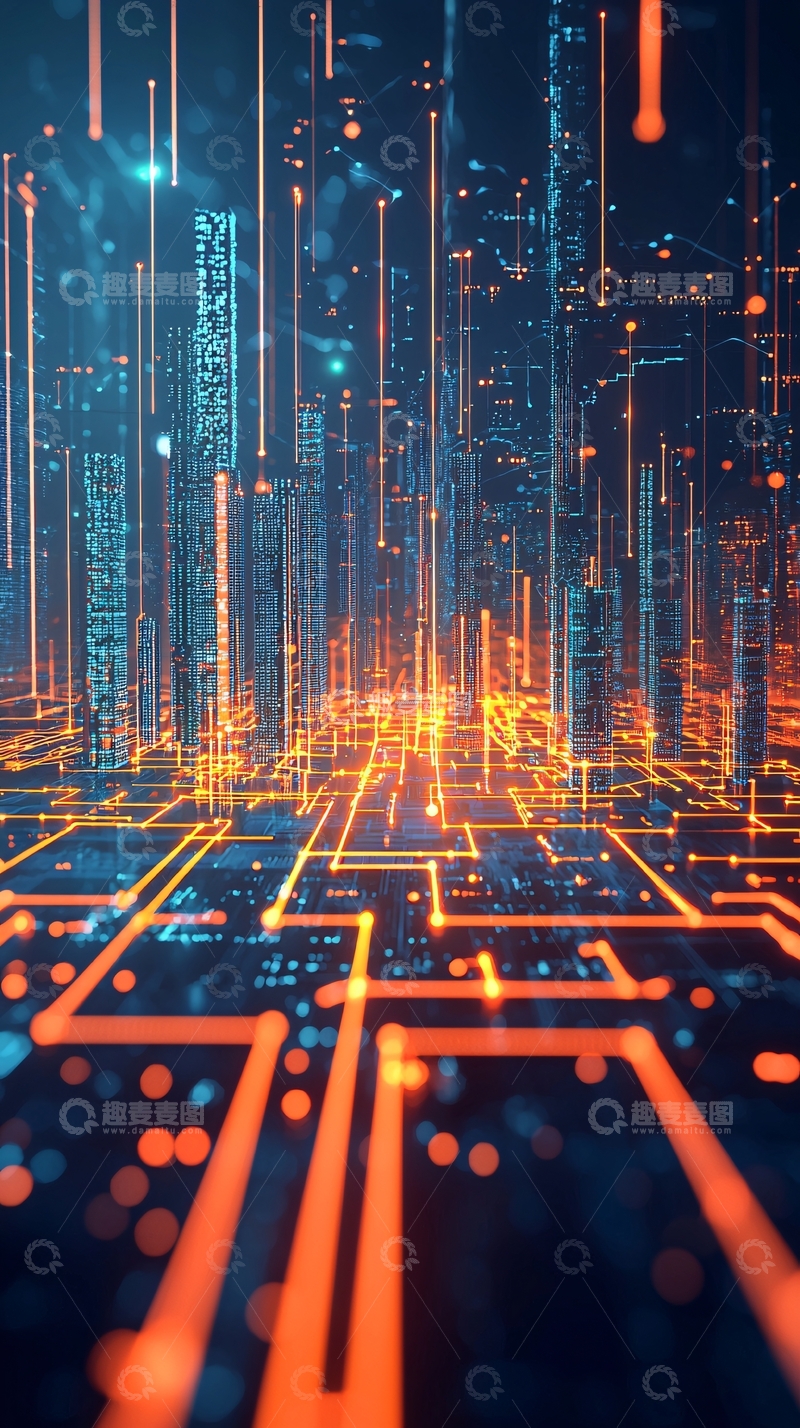 高清大图下载【趣麦麦图】未来科技感城市