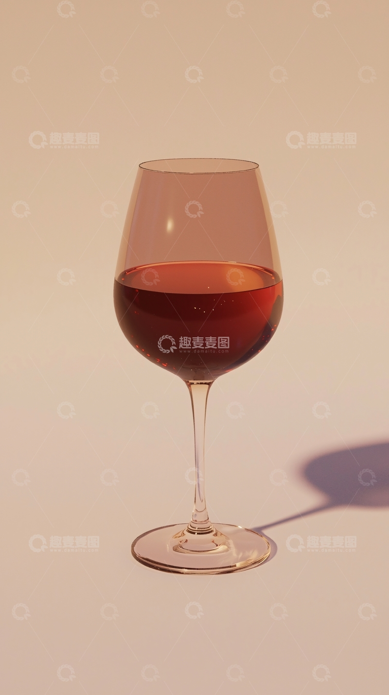 高清大图下载【趣麦麦图】红酒杯里的红酒