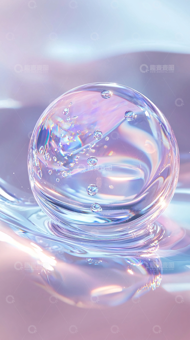 高清大图下载【趣麦麦图】透明水球
