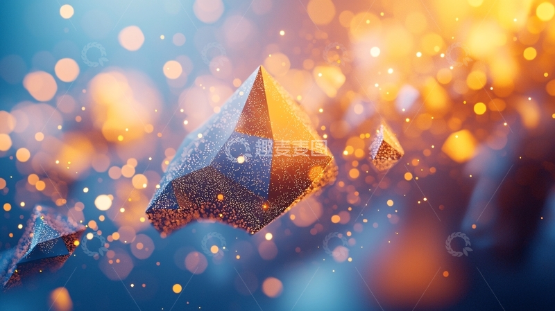 高清大图下载【趣麦麦图】悬浮晶体