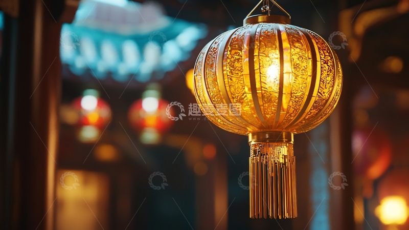 高清大图下载【趣麦麦图】中式宫灯