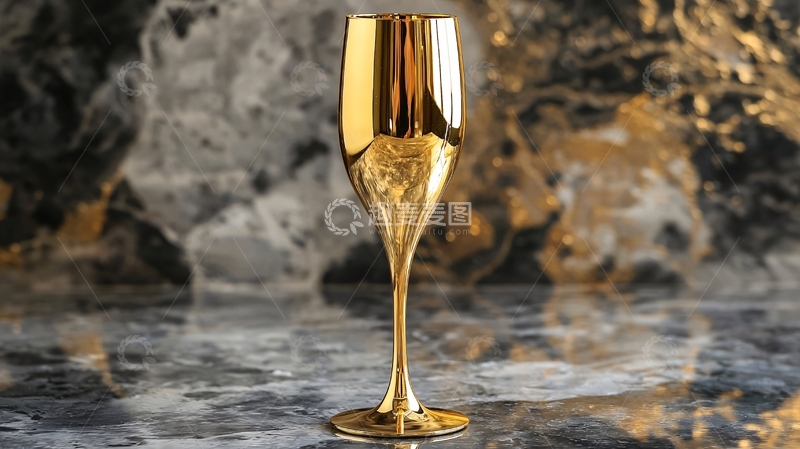高清大图下载【趣麦麦图】金色香槟杯
