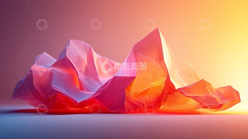 高清大图下载【趣麦麦图】光影下的褶皱纸张