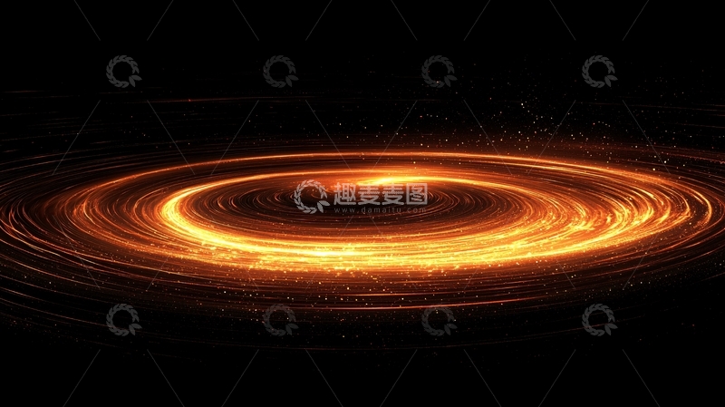 高清大图下载【趣麦麦图】火焰漩涡状星云