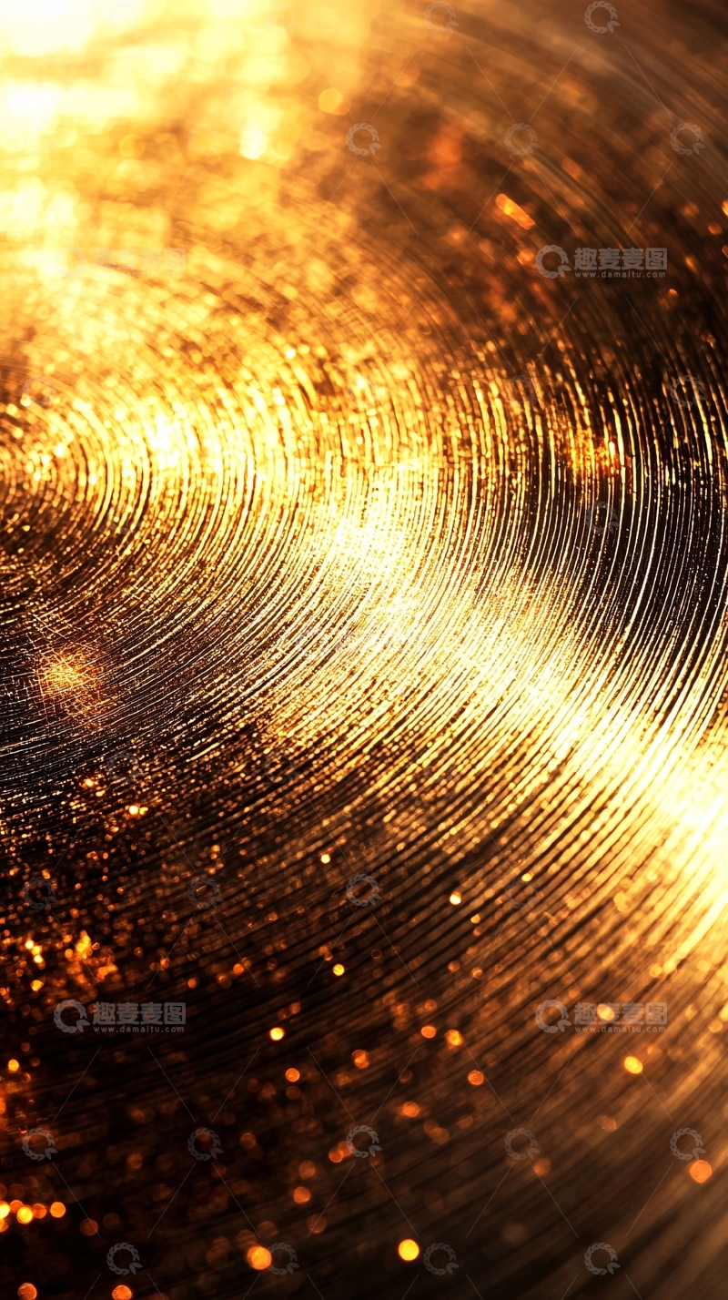 高清大图下载【趣麦麦图】金色金属纹理