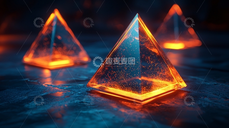 高清大图下载【趣麦麦图】晶莹剔透金字塔