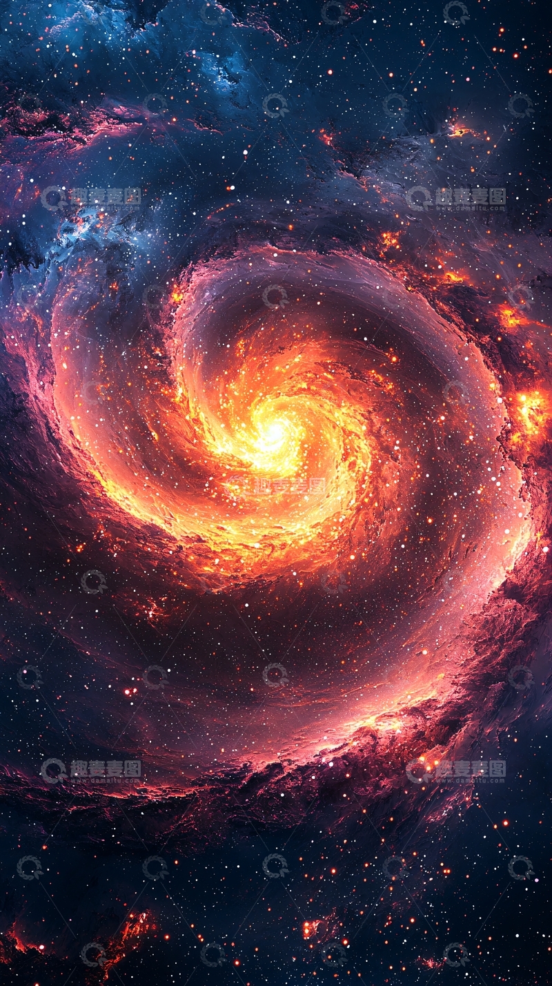 高清大图下载【趣麦麦图】宇宙星云旋涡