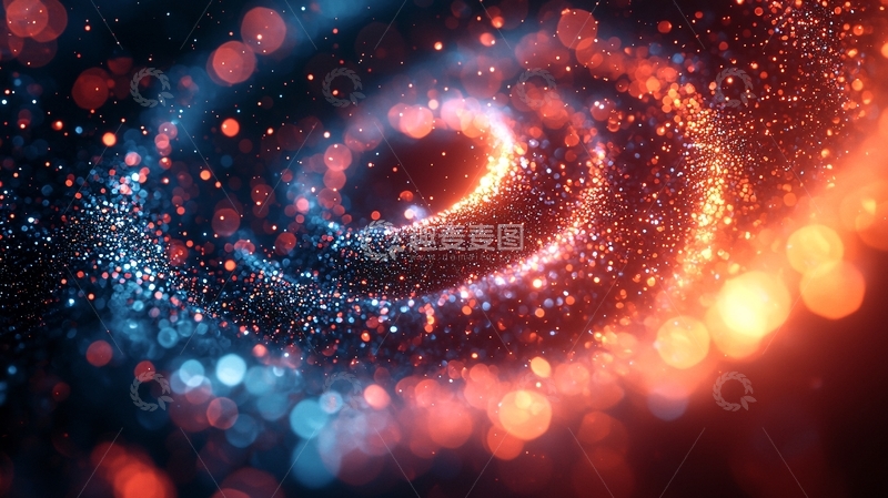 高清大图下载【趣麦麦图】璀璨星云旋转图