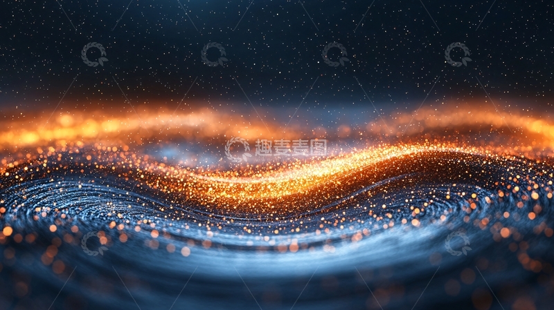 高清大图下载【趣麦麦图】能量粒子波纹