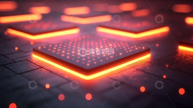 高清大图下载【趣麦麦图】发光半导体