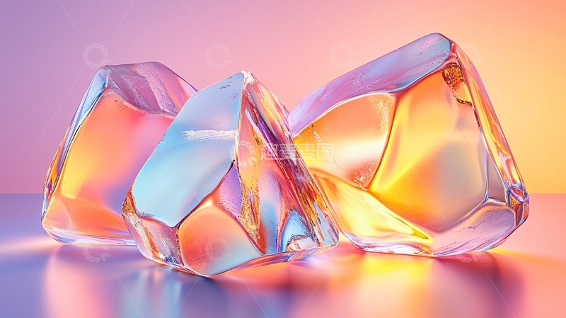 高清大图下载【趣麦麦图】光影晶体