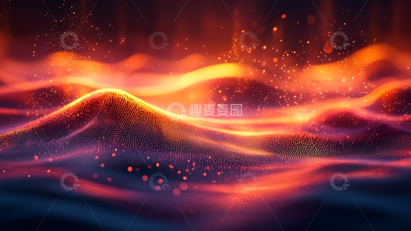 高清大图下载【趣麦麦图】火焰山脉