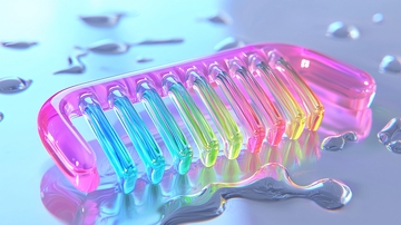 彩虹梳子
