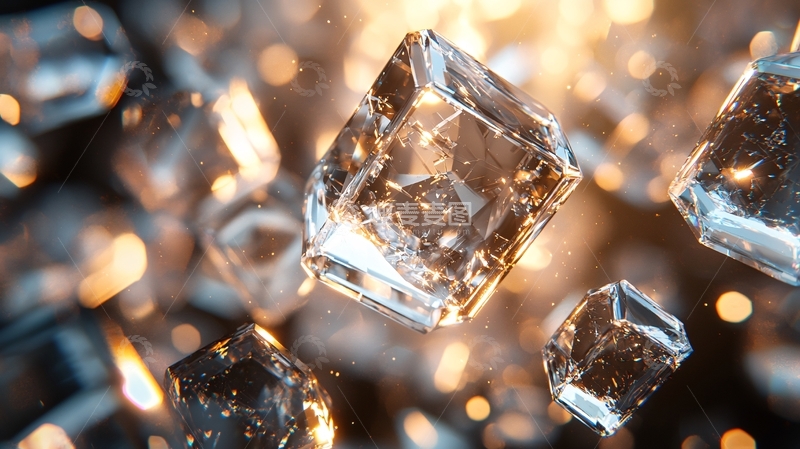 高清大图下载【趣麦麦图】悬浮晶体