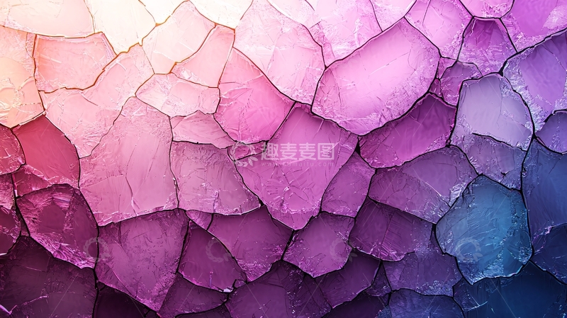 高清大图下载【趣麦麦图】渐变色彩的石块肌理
