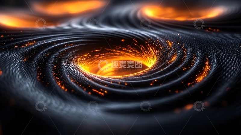 高清大图下载【趣麦麦图】漩涡状发光体结构