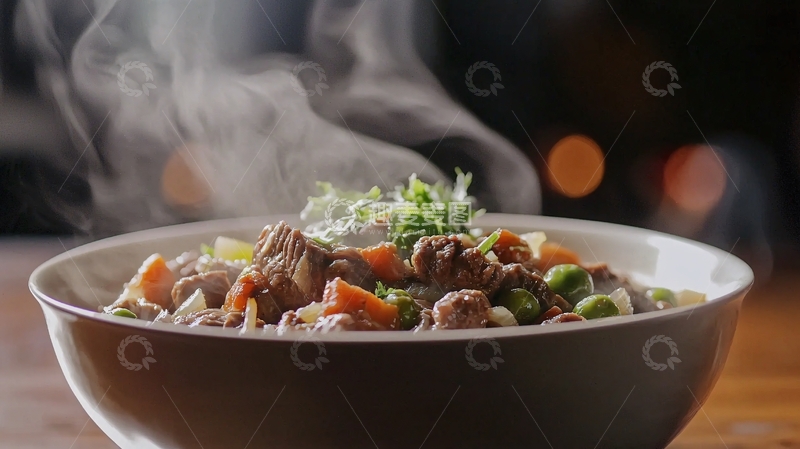 高清大图下载【趣麦麦图】热气腾腾的炖菜