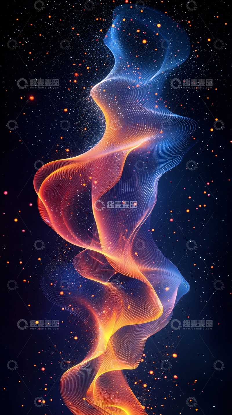 高清大图下载【趣麦麦图】宇宙能量流