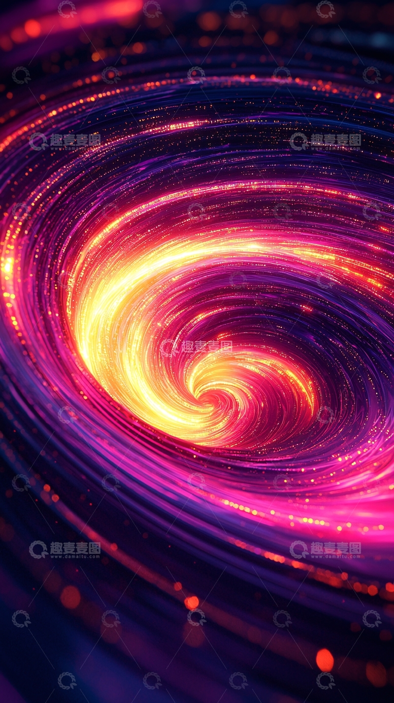 高清大图下载【趣麦麦图】绚丽多彩的螺旋星云