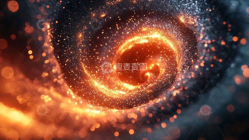 高清大图下载【趣麦麦图】火焰星云漩涡