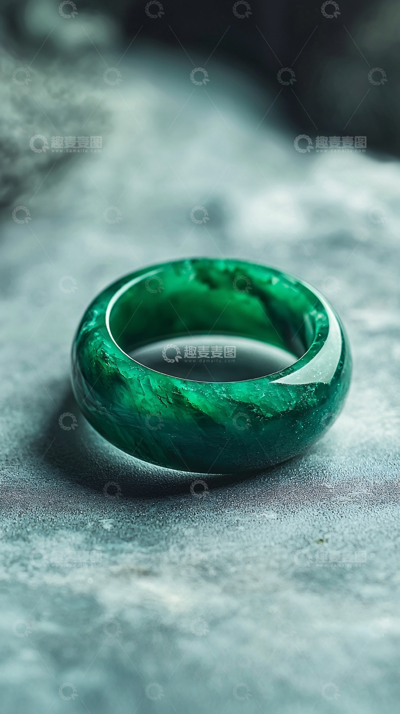 高清大图下载【趣麦麦图】翡翠手镯