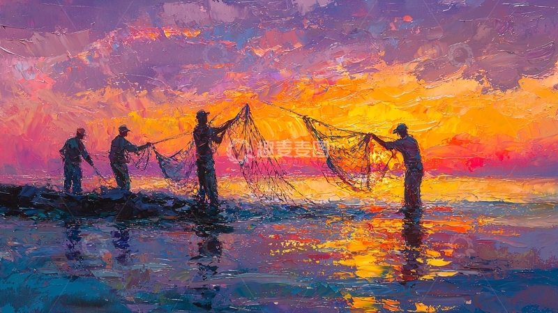 高清大图下载【趣麦麦图】日落时分