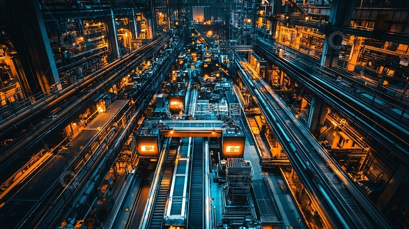 高清大图下载【趣麦麦图】未来科技感工业场景
