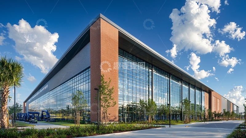 高清大图下载【趣麦麦图】现代化的建筑外观