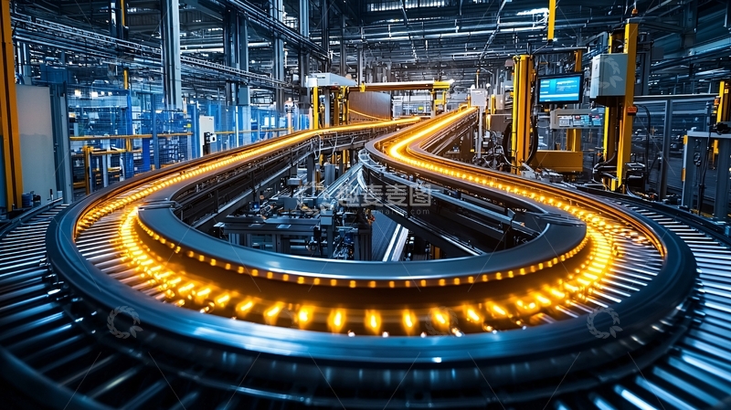 高清大图下载【趣麦麦图】自动化生产线