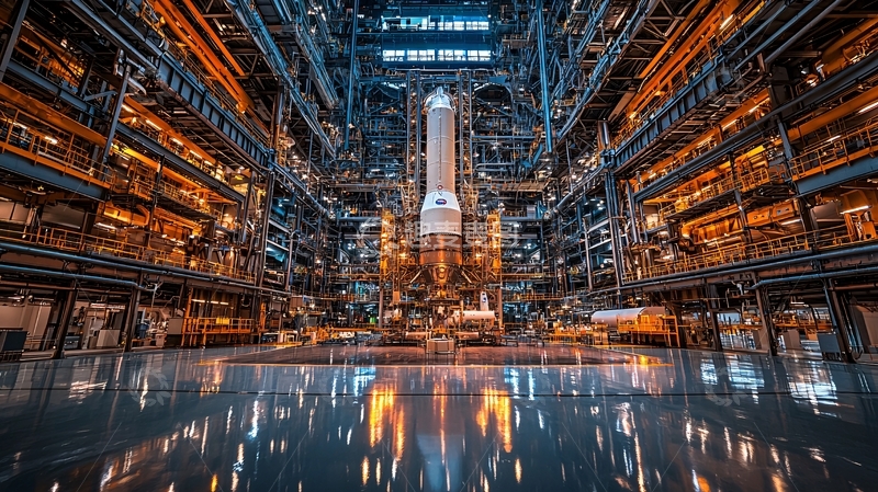 高清大图下载【趣麦麦图】火箭发射准备