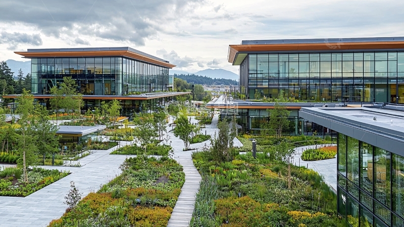 高清大图下载【趣麦麦图】现代办公园区