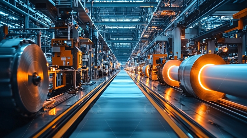 高清大图下载【趣麦麦图】现代化工业生产线