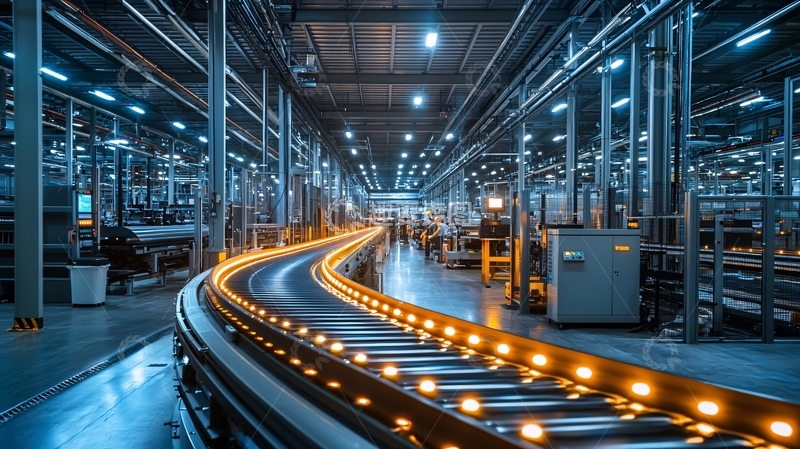 高清大图下载【趣麦麦图】智能化现代化工厂车间