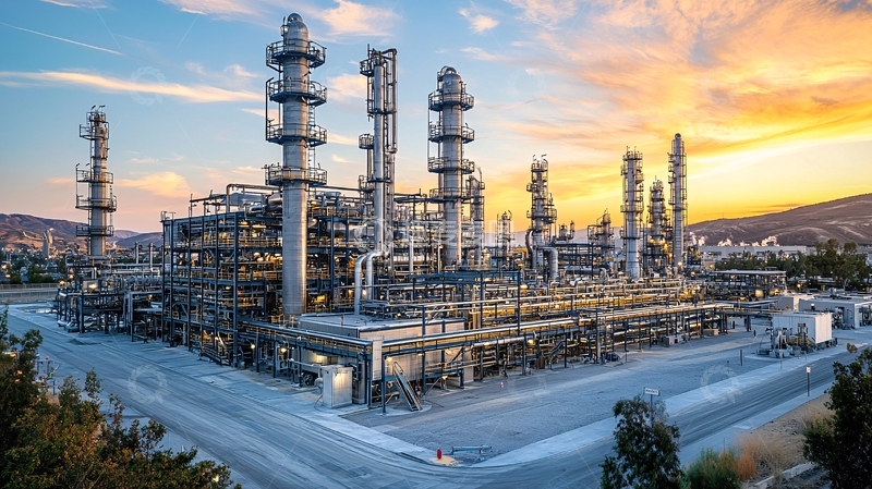 高清大图下载【趣麦麦图】工业区建筑群