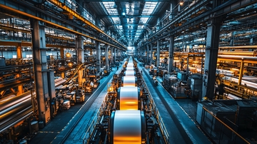 工业生产线透视