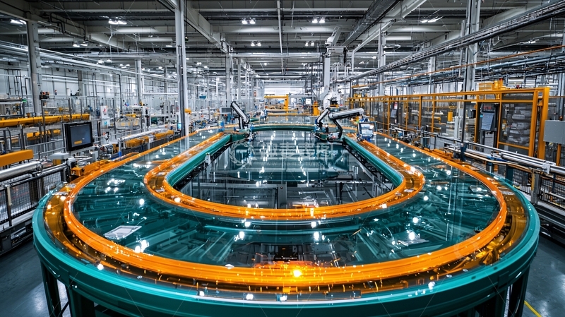 高清大图下载【趣麦麦图】自动化生产线