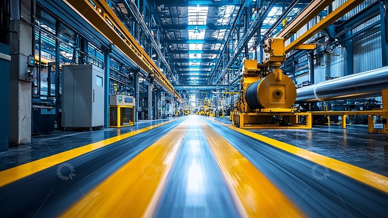 高清大图下载【趣麦麦图】工业厂房内部视角