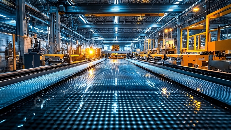 高清大图下载【趣麦麦图】现代化工厂车间内部