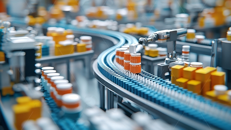 高清大图下载【趣麦麦图】自动化流水线