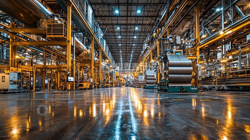 高清大图下载【趣麦麦图】工业厂房内部结构