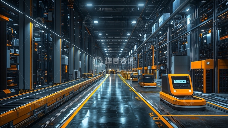 高清大图下载【趣麦麦图】未来科技感仓库