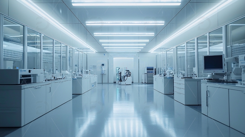 高清大图下载【趣麦麦图】宽敞明亮的实验室内部