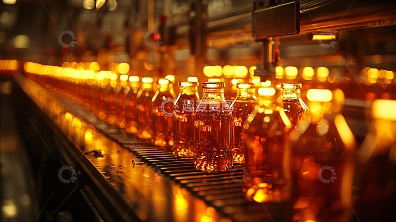 高清大图下载【趣麦麦图】饮料生产线