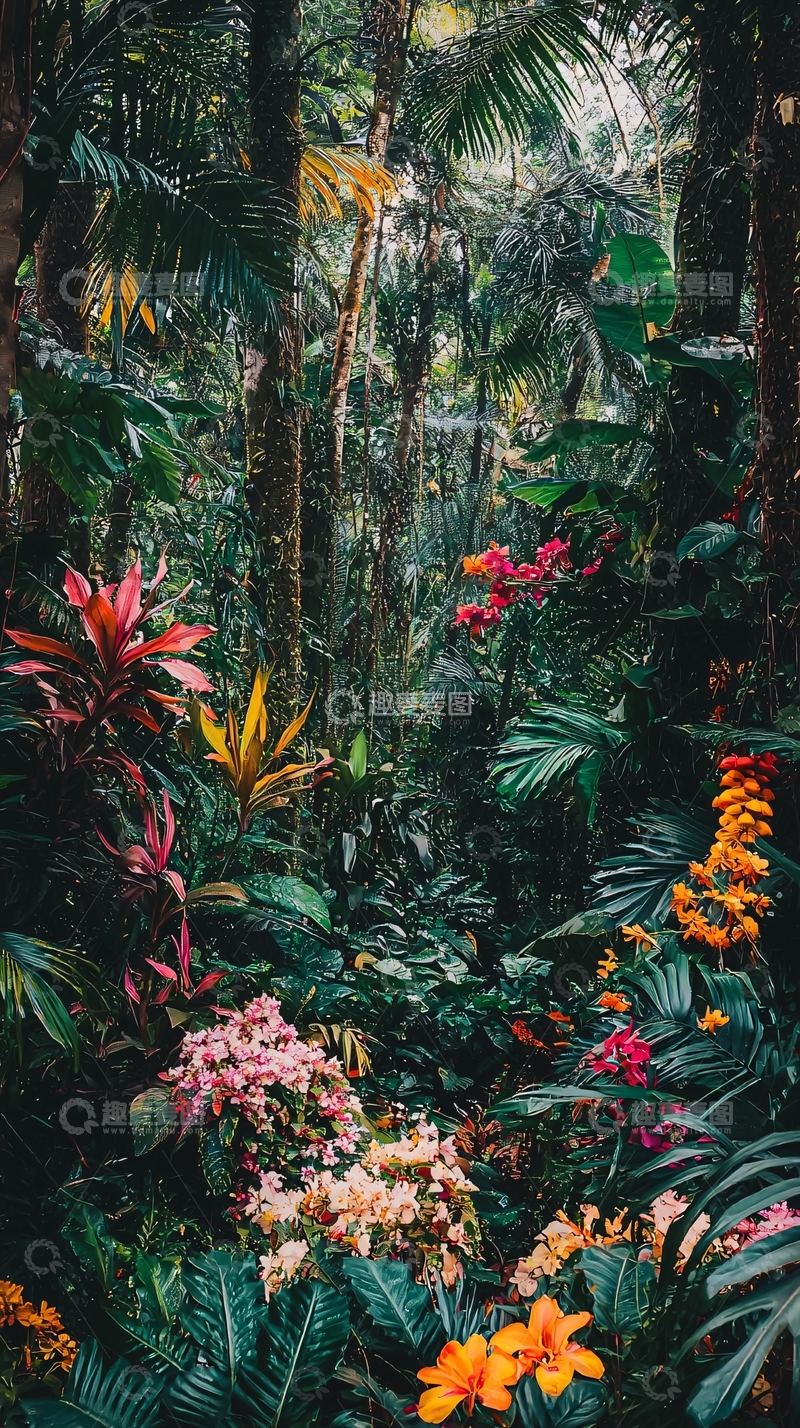 高清大图下载【趣麦麦图】热带雨林深处