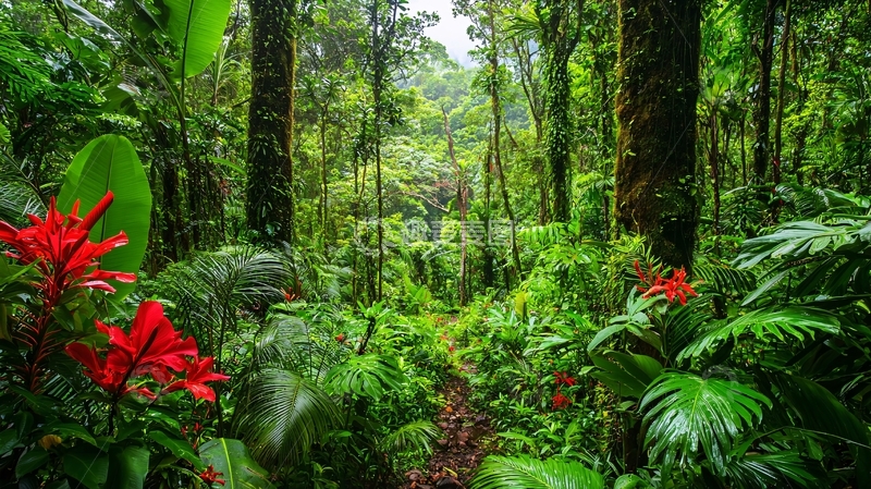 高清大图下载【趣麦麦图】热带雨林深处