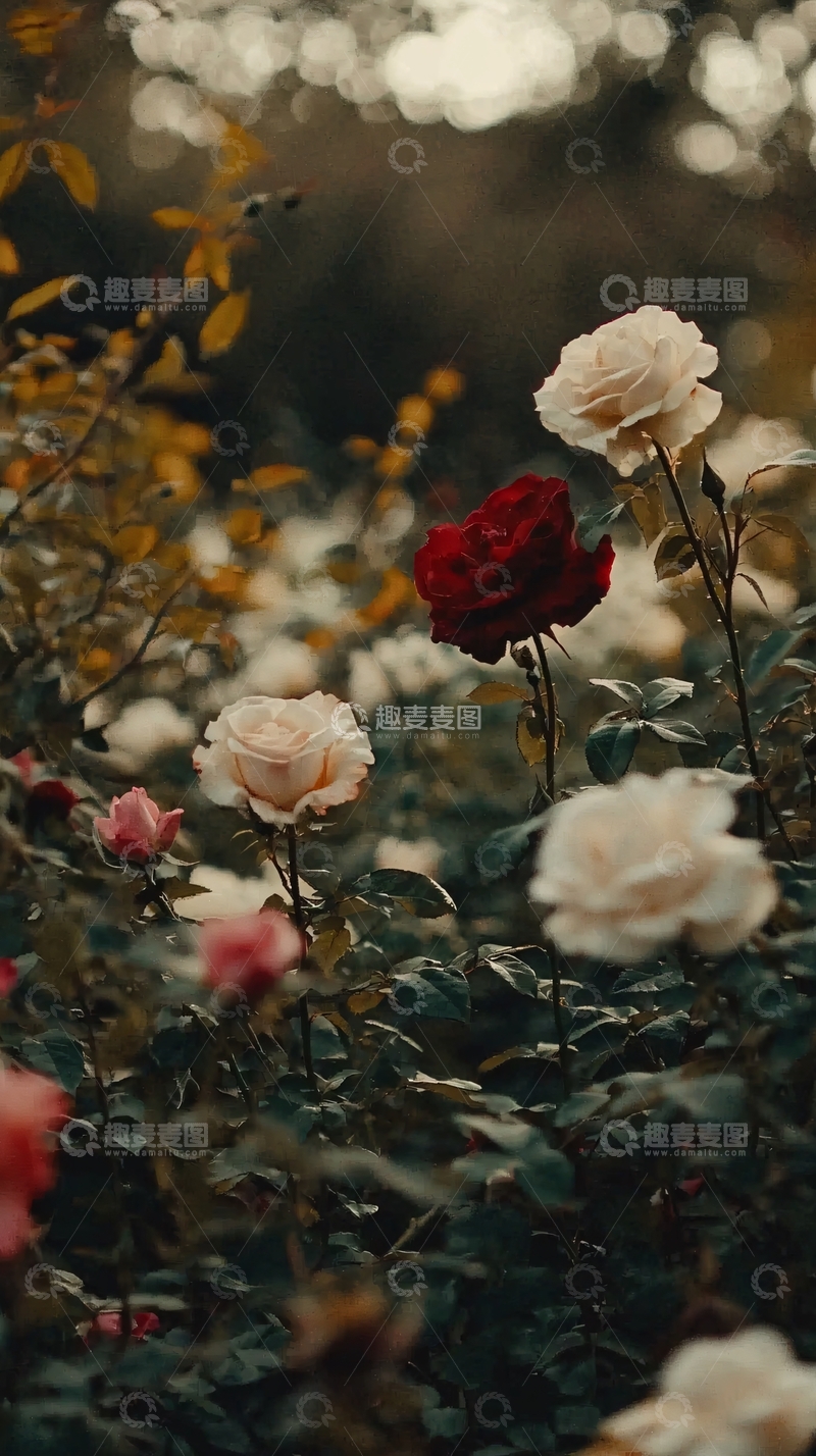 高清大图下载【趣麦麦图】玫瑰花丛