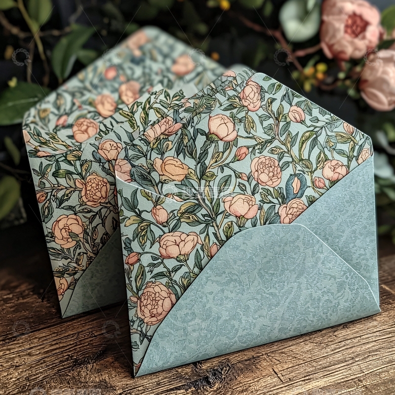 高清大图下载【趣麦麦图】花卉信封