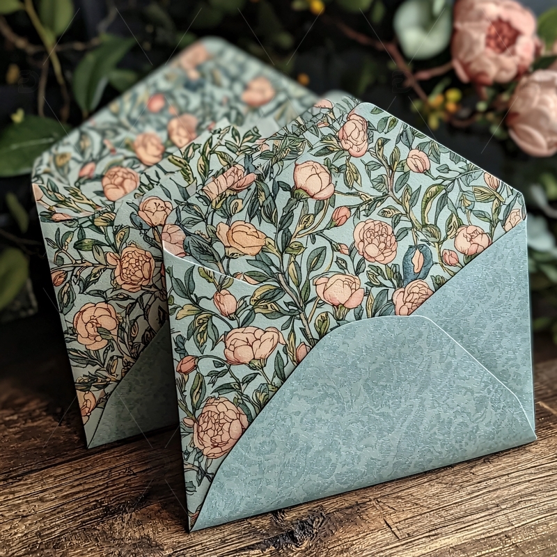 高清大图下载【趣麦麦图】花卉信封