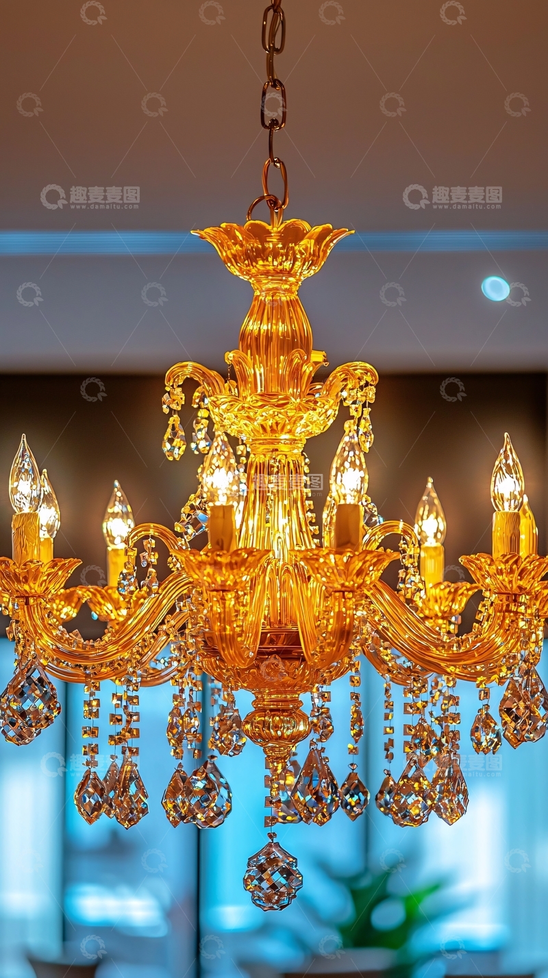 高清大图下载【趣麦麦图】奢华水晶吊灯